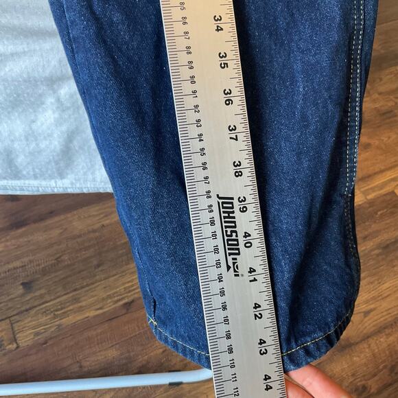 Red Head Men Jeans size 40x34 Blue Mid Rise Straight Leg Heavy Duty with Lining - Picture 3 of 11